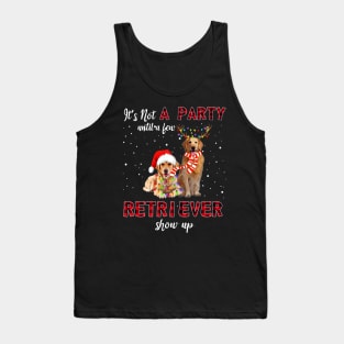 It's Not A Party With A Jew Retriever Show Up Funny Gift Tank Top